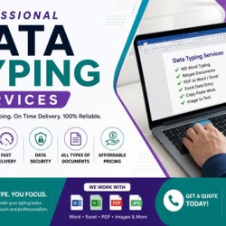 Professional Data Entry, MS Word Typing Jobs USA